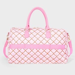 Roller Rabbit x Target Geo Hearts Duffel Bag in Pink